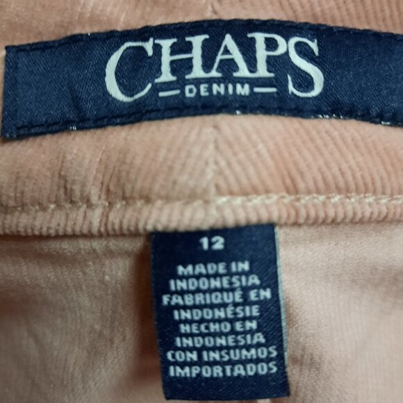 Pants, Chaps Light Dusty Pink Corduroy Jeans - Picture 4 of 4